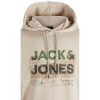 Jack&Jones divatos férfi pulóver  bézs