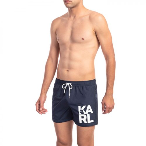 Karl Lagerfeld Beachwear Férfi Fürdőnadrág  Sötétkék